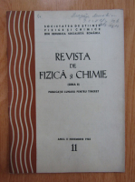 Revista de fizica si chimie, anul II, nr. 11, noiembrie 1965