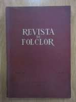 revista de folclor, anul VIII, nr. 1-2