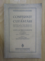 COnferinte si cuvantari tinute la Societatea Politehnica din Romania din anul 1928 pana in 1936