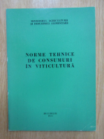 Norme tehnice de consumuri in viticultura