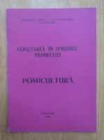 Pomicultura. Cercetarea in sprijinul productiei