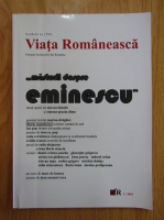 Revista Viata Romaneasca, nr. 1, 2016