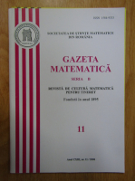 Gazeta Matematica, anul CXIII, seria B, nr. 11, 2008