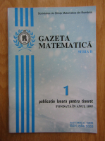 Gazeta Matematica, anul CXXIII, seria B, nr. 1, 2018