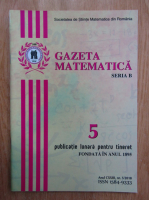Gazeta Matematica, anul CXXIII, seria B, nr. 5, 2018