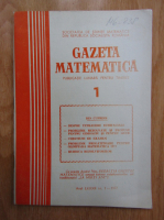 Gazeta Matematica, anul LXXXII, nr. 1, ianuarie 1977