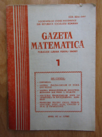 Gazeta Matematica, anul XC, nr. 1, ianuarie 1985