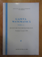 Gazeta Matematica, anul XCVIII, seria A, nr. 4, 2001