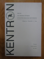 Kentron. Revue du monde antique et de psychologie historique (volum 20)