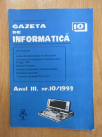 Gazeta de Informatica, anul III, nr. 10, 1993