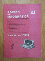 Gazeta de Informatica, anul III, nr. 3, 1993
