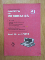 Gazeta de Informatica, anul III, nr. 4, 1993