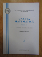 Gazeta Matematica, Seria A, anul XXVI, nr. 2, 2008