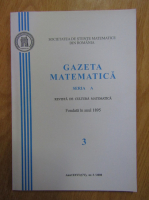 Gazeta Matematica, Seria A, anul XXVI, nr. 3, 2008