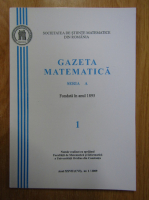 Gazeta Matematica, Seria A, anul XXVII, nr. 1, 2009