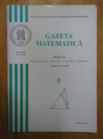 Gazeta Matematica, Seria B, anul CXIV, nr. 5, 2009