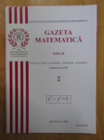 Gazeta Matematica, Seria B, anul CXV, nr. 2, 2010