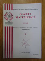 Gazeta Matematica, Seria B, anul CXV, nr. 4, 2010