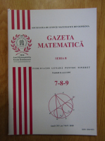 Gazeta Matematica, Seria B, anul CXV, nr. 7-8-9, 2010