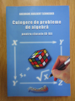 Anticariat: Gheorghe Adalbert Schneider - Culegere de probleme de algebra pentru clasele IX-XII