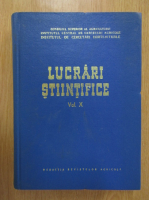 Lucrari stiintifice (volumul 10)