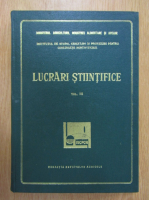 Lucrari stiintifice (volumul 3)