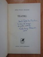 Mihai Neagu Basarab - Teatru (cu autograful autorului)