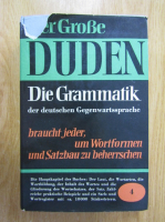 Der Grosse Duden, volumul 4. Grammatik der deutschen Gegenwartssprache