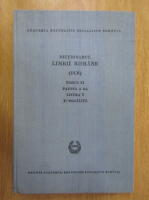 Dictionarul Limbii Romane, tomul XI, partea 2, litera T: T-Tocalita