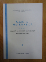 Gazeta Matematica, Seria A, anul XIX, nr. 3, 2001