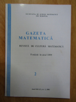 Gazeta Matematica, Seria A, anul XXI, nr. 2, 2003