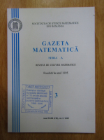 Gazeta Matematica, Seria A, anul XXIII, nr. 3, 2005