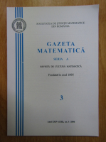 Gazeta Matematica, Seria A, anul XXIV, nr. 3, 2006