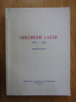 Gheorghe Lazar. Biobibliografie