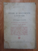 Anticariat: I. E. Toroutiu - Studii si documente literare (volumul 7)