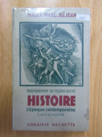 Jules Isaac, Henri Bejean - Histoire. L'epoque contemporaine