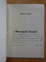 Anticariat: Mircea Aanei - Amurgul iluziei (cu autograful autorului)