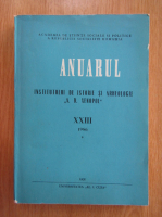 Anuarul Institutul de Istorie A. D. Xenopol, XXIII, 1986 (volumul 1)