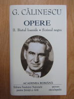 George Calinescu - Opere (volumul 2, Academia Romana)