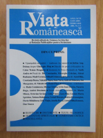 Revista Viata Romaneasca, anul XCVI, nr. 1-2, ianuarie-februarie 2001