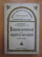 Scrisori romanesti din arhivele Bistritei