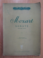 Mozart. Sonate pentru pian (volumul 2)