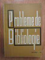 Probleme de Bibliologie (volumul 3)