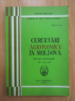 Revista Cercetari agronomice in Moldova, anul XIX, volumul 2