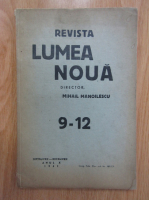 Revista Lumea Noua, anul X, nr. 9-12, septembrie-decembrie 1941