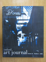 Revista Oxford Art Journal, volumul 21, nr. 1, 1998