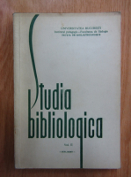 Studia bibliologica. Supliment (volumul 2)
