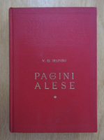 V. G. Belinschi - Pagini alese (volumul 1)