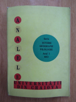 Anticariat: Analele Universitatii din Craiova, anul I, 1972