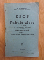 D. N. Burileanu - ESOP, Fabule alese. Text grec
